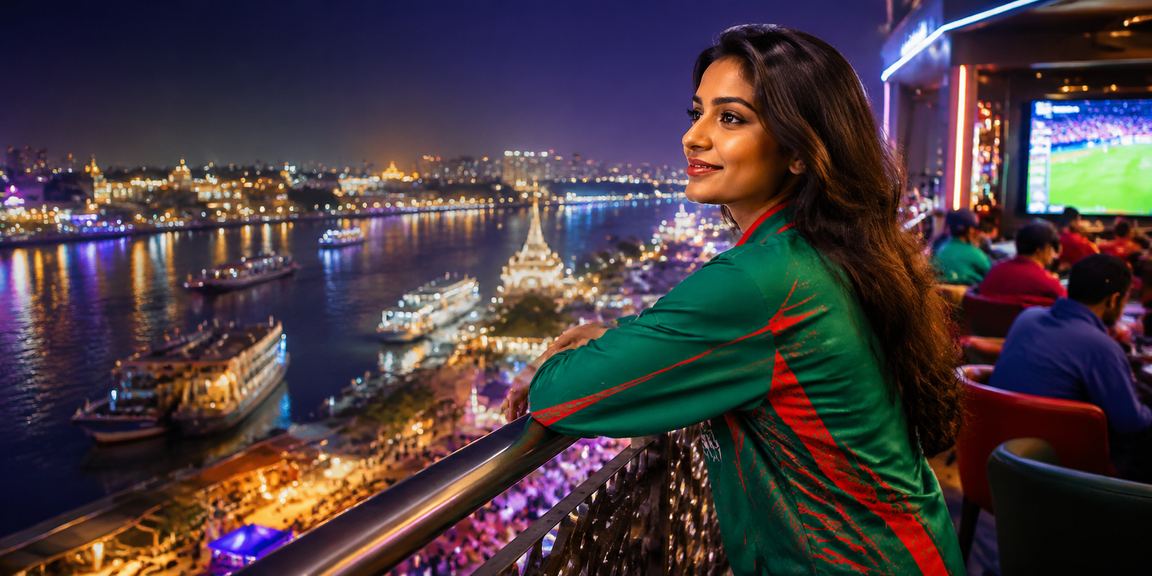 খুলনার নাইট মার্কেটে ক্রিকেট বেটিংয়ের দৃশ্য